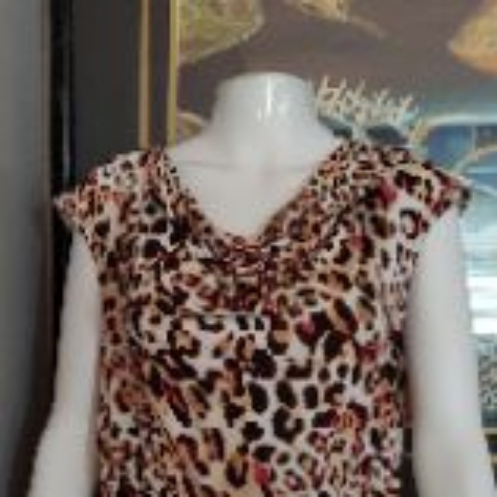 Dana Buchman Leopard Skin dress